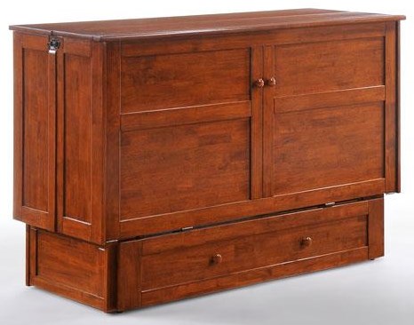 Amazon.com: Night & Day Furniture MUR-CLV WH and MND-GMF-TRI-QEN Murphy  Cabinet Bed with Mattress, Queen, White : Home & Kitchen